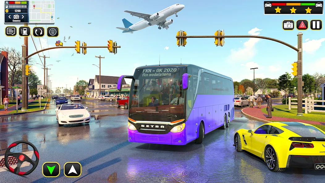 City Bus Simulator Bus Games (Сити Бас Симулятор Бас Игры)  [МОД Много монет] Screenshot 2