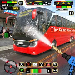 Взломанная City Bus Simulator Bus Games (Сити Бас Симулятор Бас Игры)  [МОД Много монет] - последняя версия apk на Андроид