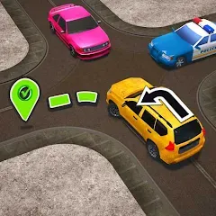 Скачать взломанную Traffic Jam - Car Escape Games (Паркинг Джем 3D)  [МОД Все открыто] - стабильная версия apk на Андроид