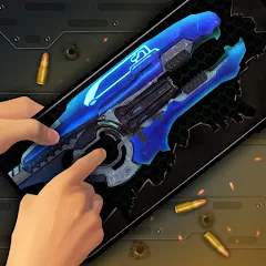 Скачать взломанную Gun Simulator 3D & Time Bomb  [МОД Бесконечные монеты] - последняя версия apk на Андроид