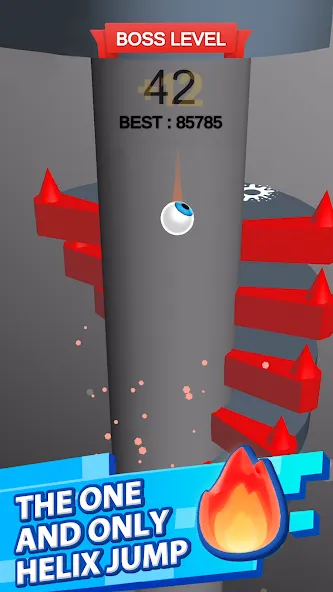 Helix Jump (Хеликс Джамп)  [МОД Бесконечные монеты] Screenshot 1