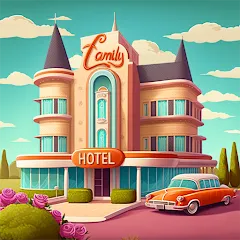 Взлом Merge Hotel: Family Story Game (Мердж Отель)  [МОД Много монет] - стабильная версия apk на Андроид