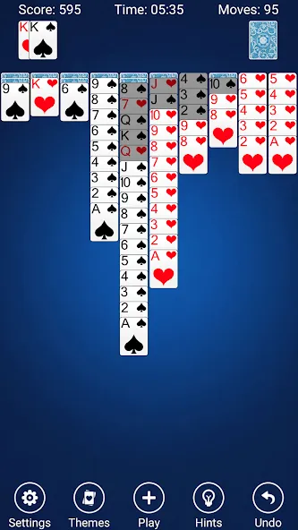 Spider Solitaire  [МОД Много монет] Screenshot 4