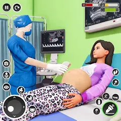 Скачать взломанную Pregnant Mom Simulator Games  [МОД Много монет] - последняя версия apk на Андроид