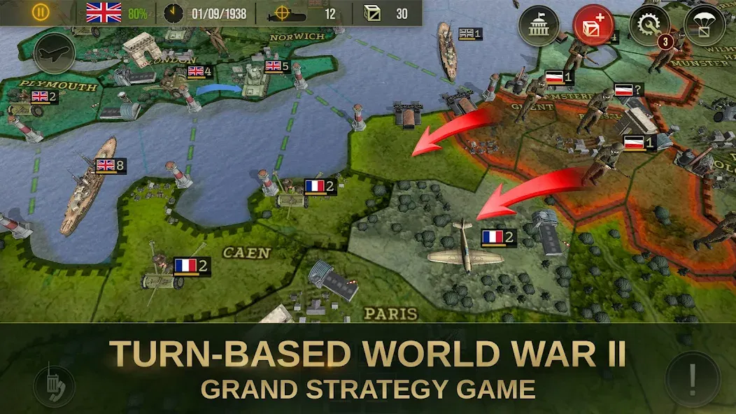 Strategy&Tactics 2: WWII  [МОД Бесконечные монеты] Screenshot 1