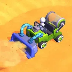 Скачать взломанную Sand Miner: Idle Mining Game (Сэнд Майнер)  [МОД Mega Pack] - последняя версия apk на Андроид