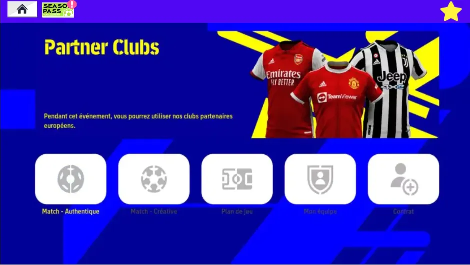 PESfOOTBALL MOBILE 2023 (ПЕСФУТБОЛ МОБИЛЬНАЯ 2023)  [МОД Много денег] Screenshot 1