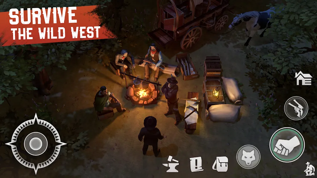 Westland Survival: Cowboy Game (Вестланд Сурвайвал)  [МОД Бесконечные деньги] Screenshot 3