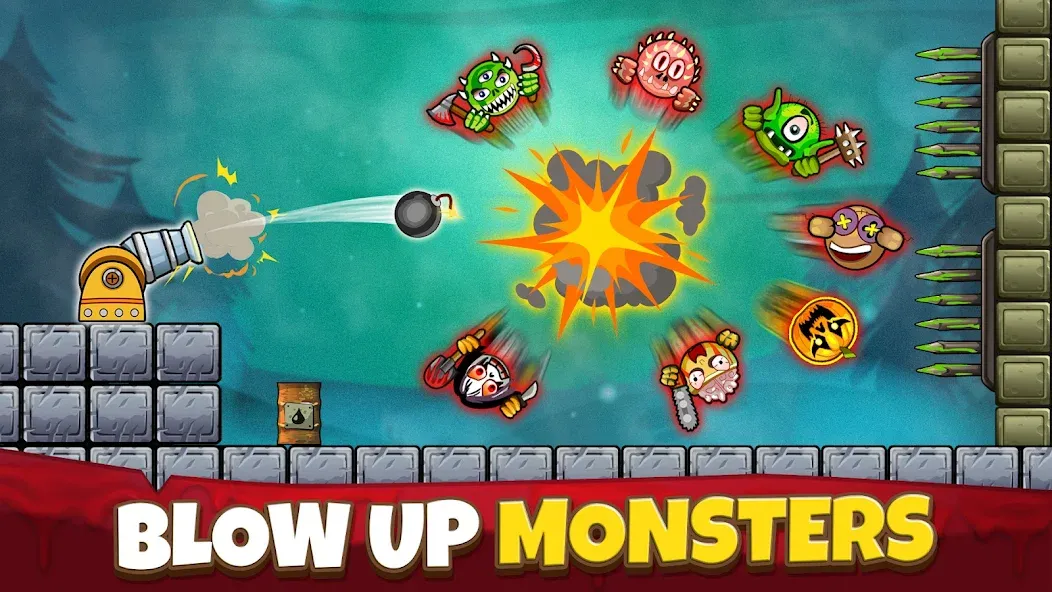 Crush the Monsters：Foul Puzzle  [МОД Бесконечные деньги] Screenshot 1