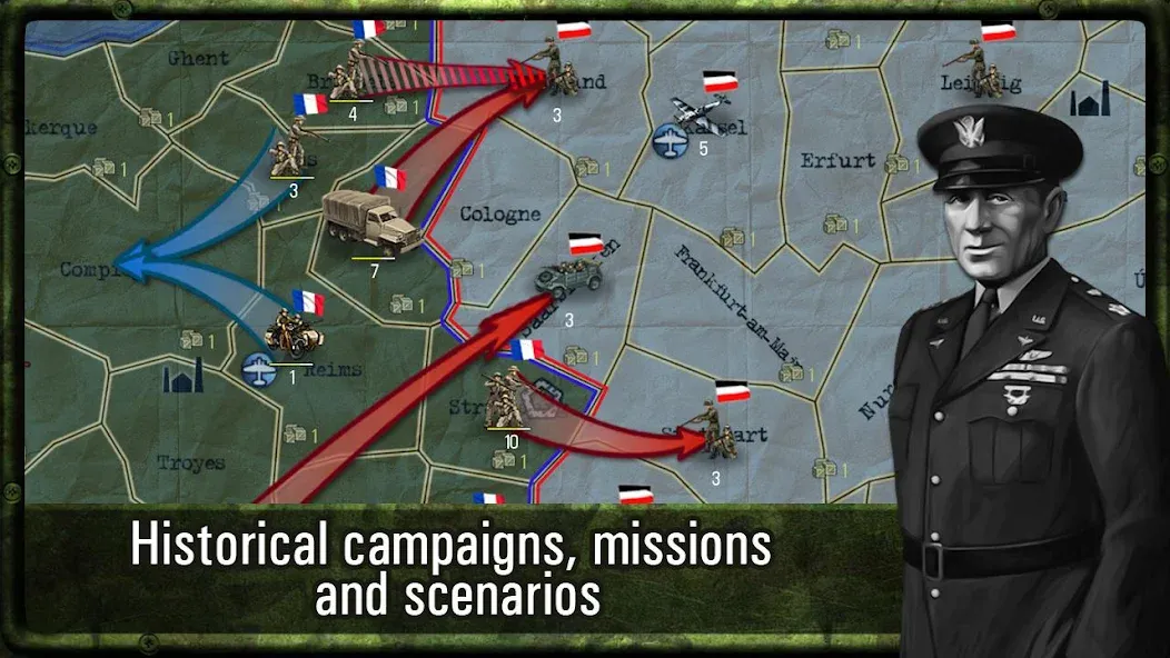 Strategy & Tactics: WW2  [МОД Unlimited Money] Screenshot 2