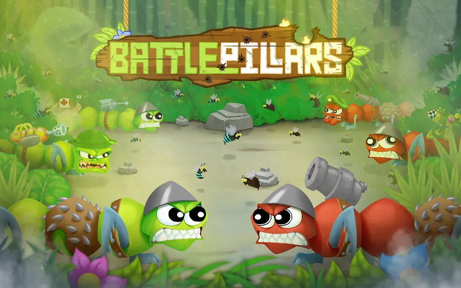 Battlepillars Multiplayer PVP  [МОД Много денег] Screenshot 1