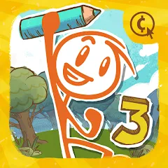 Скачать взломанную Draw a Stickman: EPIC 3 (Нарисуй палочного человечка)  [МОД Mega Pack] - полная версия apk на Андроид