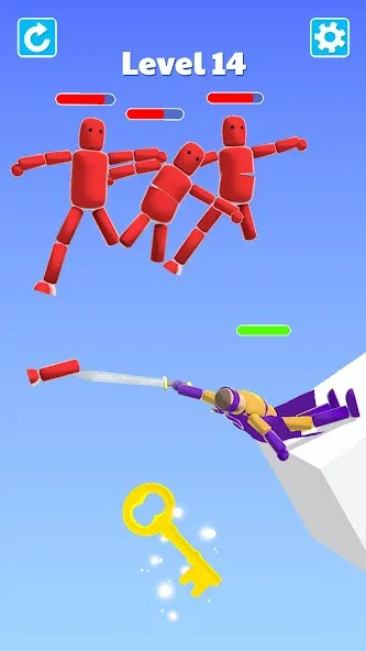 Ragdoll ninja: Imposter hero (Рагдолл Ниндзя)  [МОД Menu] Screenshot 3