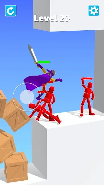 Ragdoll ninja: Imposter hero (Рагдолл Ниндзя)  [МОД Menu] Screenshot 5