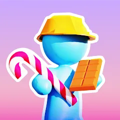 Взломанная Candy Factory (Кэнди Фактори)  [МОД Все открыто] - полная версия apk на Андроид