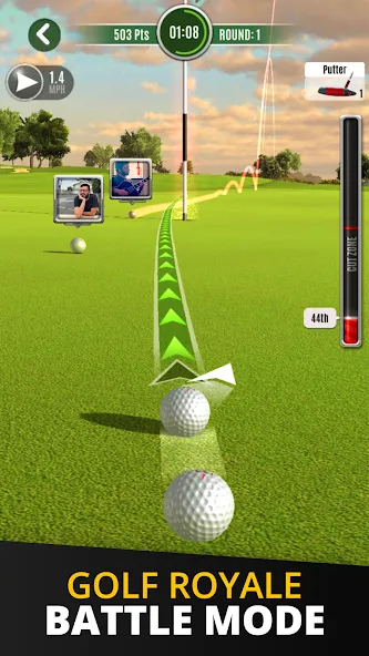 Ultimate Golf!  [МОД Много монет] Screenshot 3