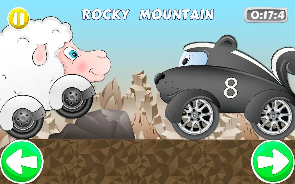 Racing car game for kids  [МОД Меню] Screenshot 3