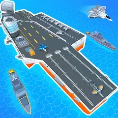 Взлом Idle Aircraft Carrier (Айдл Эйркрафт Кэрриер)  [МОД Menu] - полная версия apk на Андроид