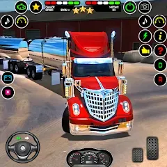 Взлом US Truck Driving Cargo Game 3D (Американский грузовик водителя)  [МОД Много денег] - последняя версия apk на Андроид