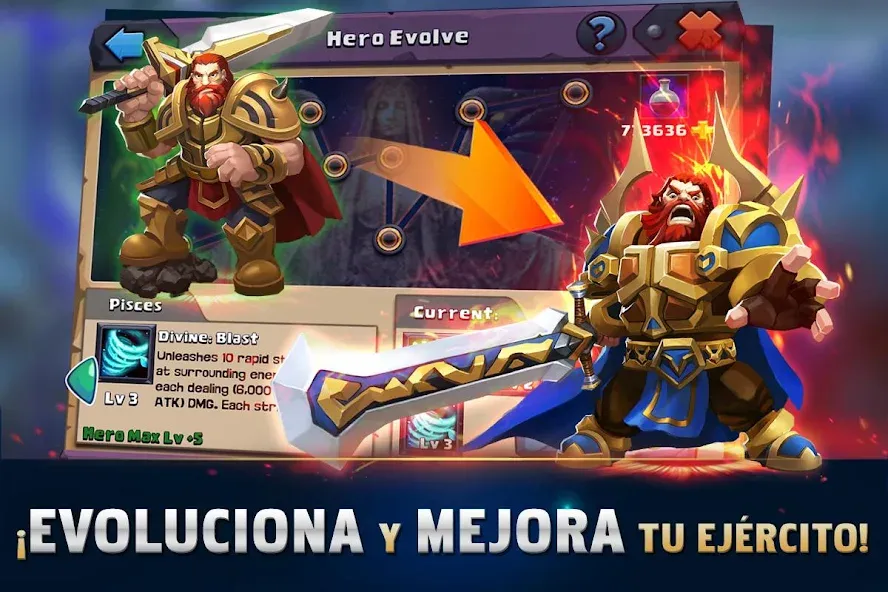 Clash of Lords 2: Español (Клэш оф Лордс 2)  [МОД Много денег] Screenshot 3