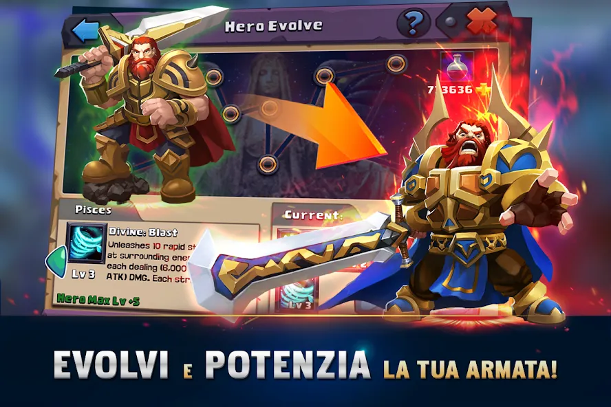 Clash of Lords 2: Italiano (Клэш оф Лордс 2)  [МОД Все открыто] Screenshot 3