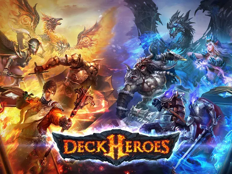 Deck Heroes: Legacy (Дек Герои)  [МОД Много монет] Screenshot 1