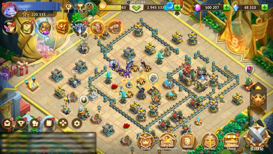 Castle Clash: World Ruler (Кастл Клаш)  [МОД Бесконечные монеты] Screenshot 1