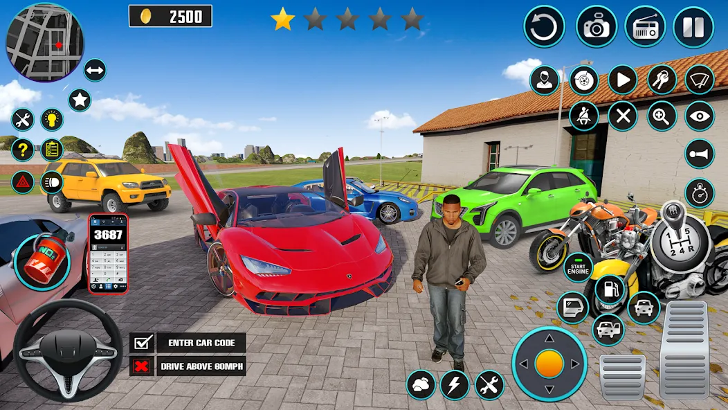 Open World Car Driving Games (Открытые мировые игры по вождению автомобиля)  [МОД Unlocked] Screenshot 1