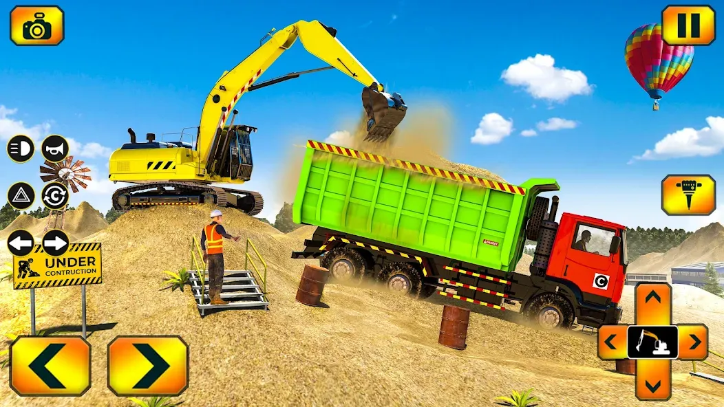 Sand Excavator Simulator Games  [МОД Все открыто] Screenshot 5