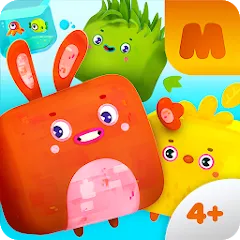 Скачать взломанную Cutie Cubies  [МОД Menu] - стабильная версия apk на Андроид