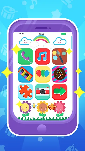 Baby Phone: Toddler Games (Беби Фон)  [МОД Много монет] Screenshot 1