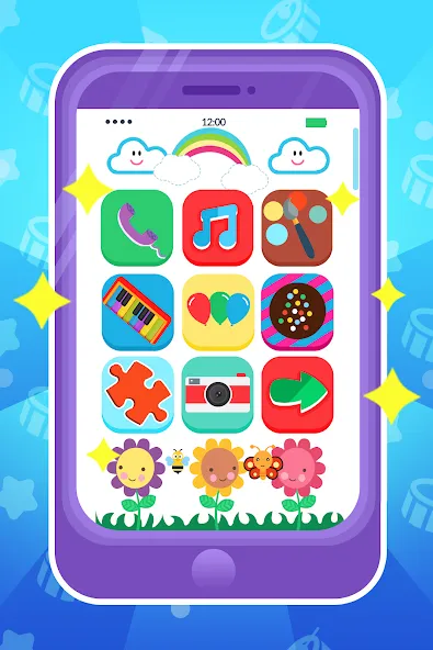 Baby Phone: Toddler Games (Беби Фон)  [МОД Много монет] Screenshot 5