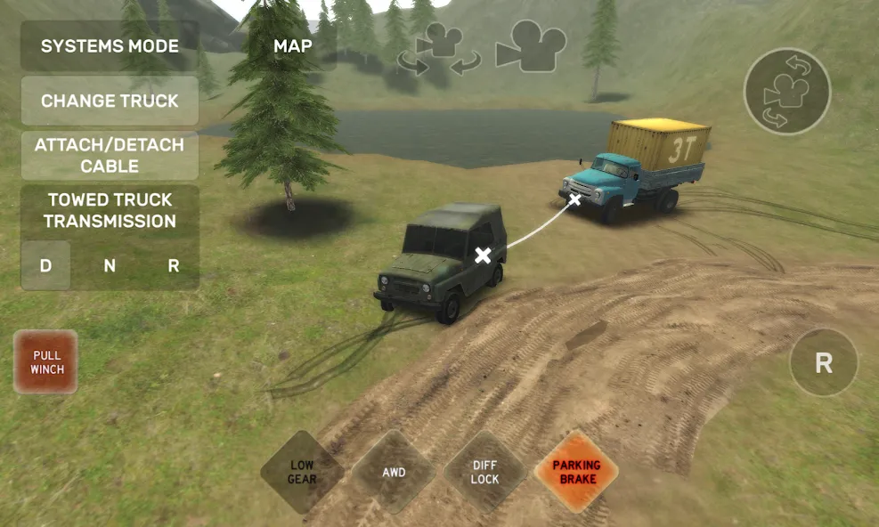 Dirt Trucker: Muddy Hills (Дрт Трукер)  [МОД Меню] Screenshot 1