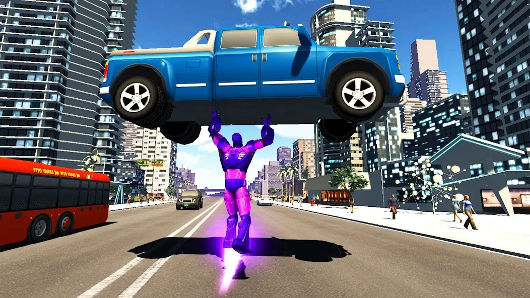 Super city hero:Iron Hero War (Супер сити герой)  [МОД Меню] Screenshot 3