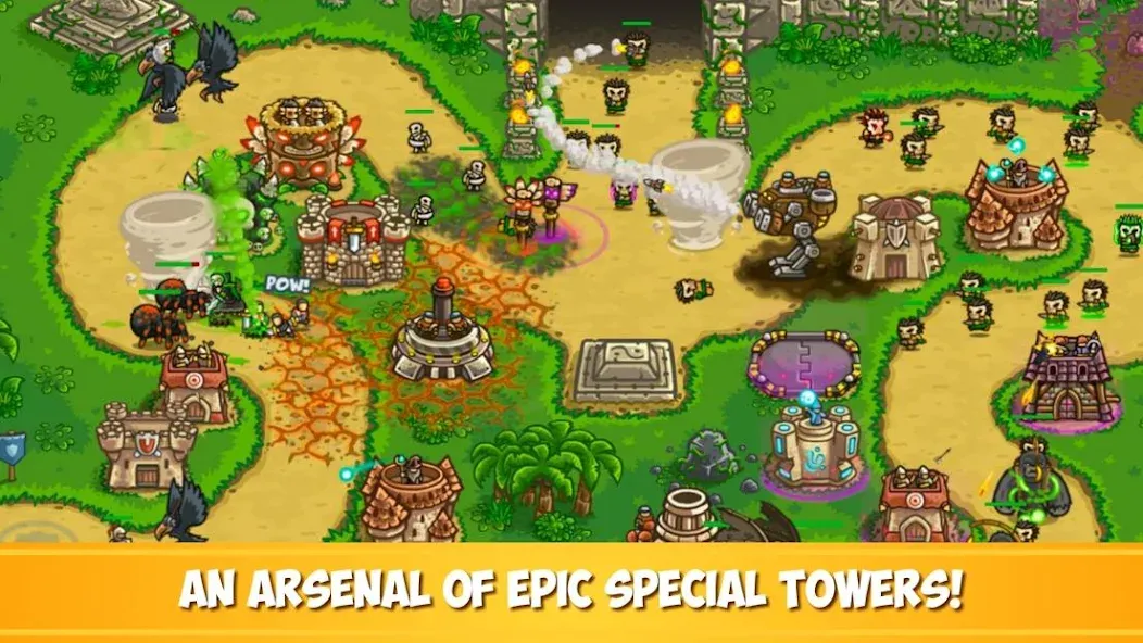 Kingdom Rush Frontiers TD (Кингдом Раш Фронтис ТД)  [МОД Бесконечные деньги] Screenshot 4