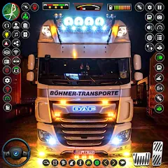 Взломанная US Truck City Transport Sim 3d  [МОД Все открыто] - последняя версия apk на Андроид