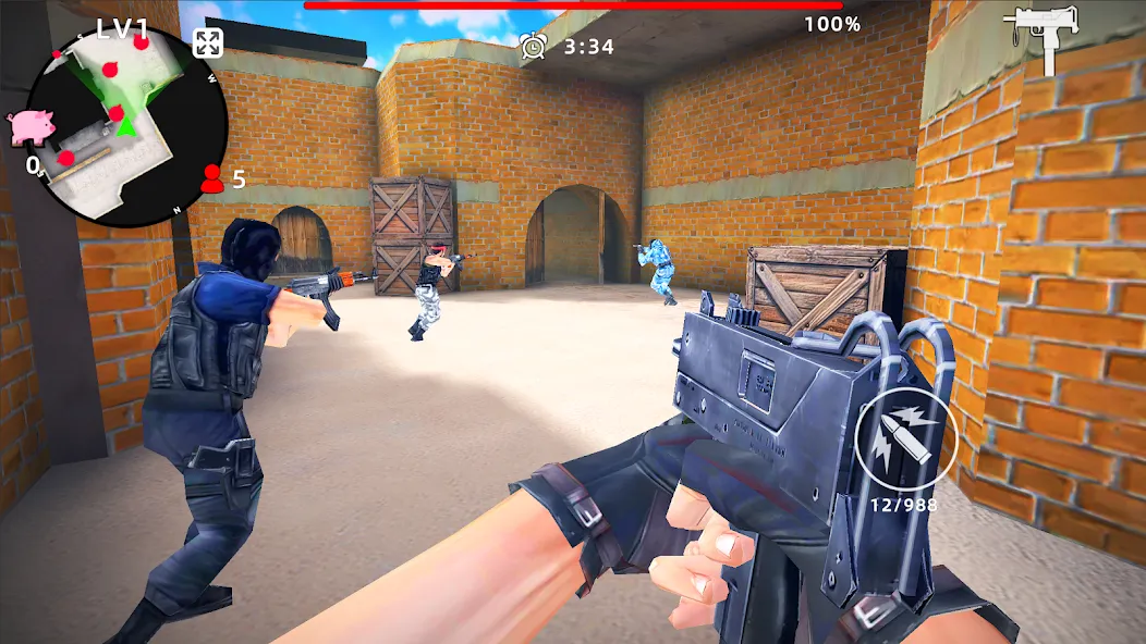 Gun Strike: FPS Shooter Game (Каунтер Атак)  [МОД Меню] Screenshot 3