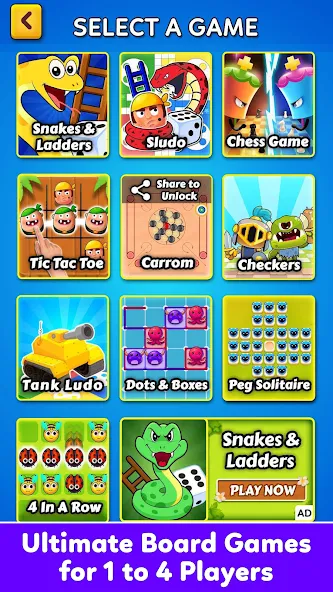 Family Board Games Offline  [МОД Бесконечные монеты] Screenshot 1