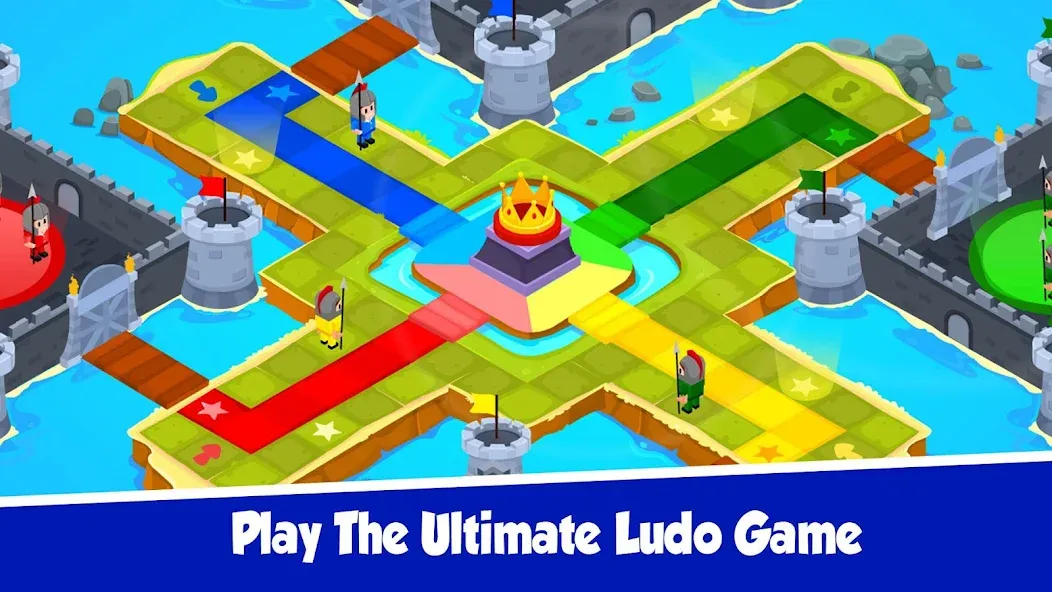 Ludo Offline Dice Board Game  [МОД Mega Pack] Screenshot 1