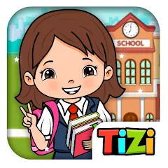 Взломанная Tizi Town - My School Games  [МОД Unlocked] - стабильная версия apk на Андроид