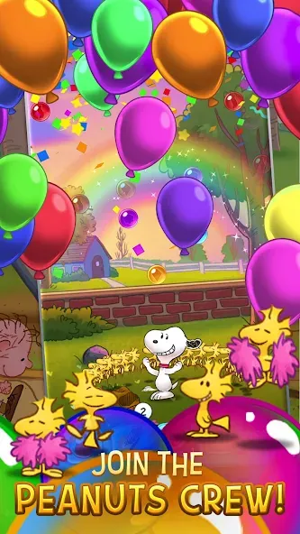 Bubble Shooter - Snoopy POP! (Бабл шутер)  [МОД Все открыто] Screenshot 5