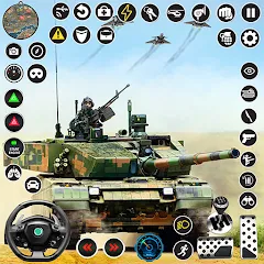 Взлом Tank Fury: Battle of Steels  [МОД Бесконечные монеты] - полная версия apk на Андроид