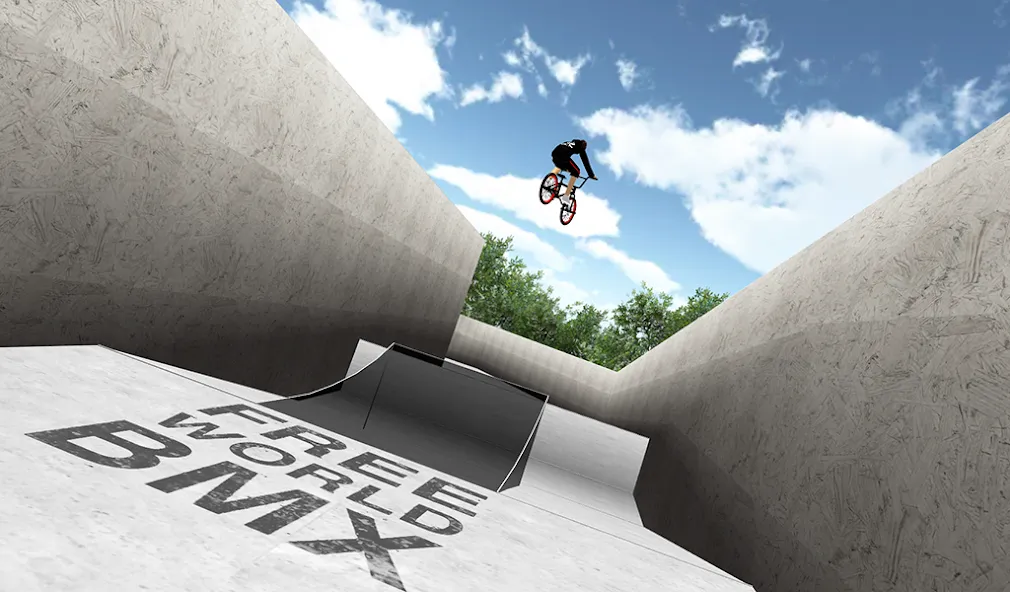 Free World BMX (Фри Ворлд БМХ)  [МОД Бесконечные деньги] Screenshot 1