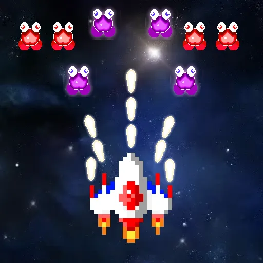 Galaxiga Retro Arcade Action (Галаксига Ретро Аркейд Экшн)  [МОД Бесконечные монеты] Screenshot 5