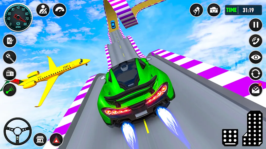 Ramp Car Stunt Racing Game (Крейзи Кар Стантс)  [МОД Unlocked] Screenshot 3