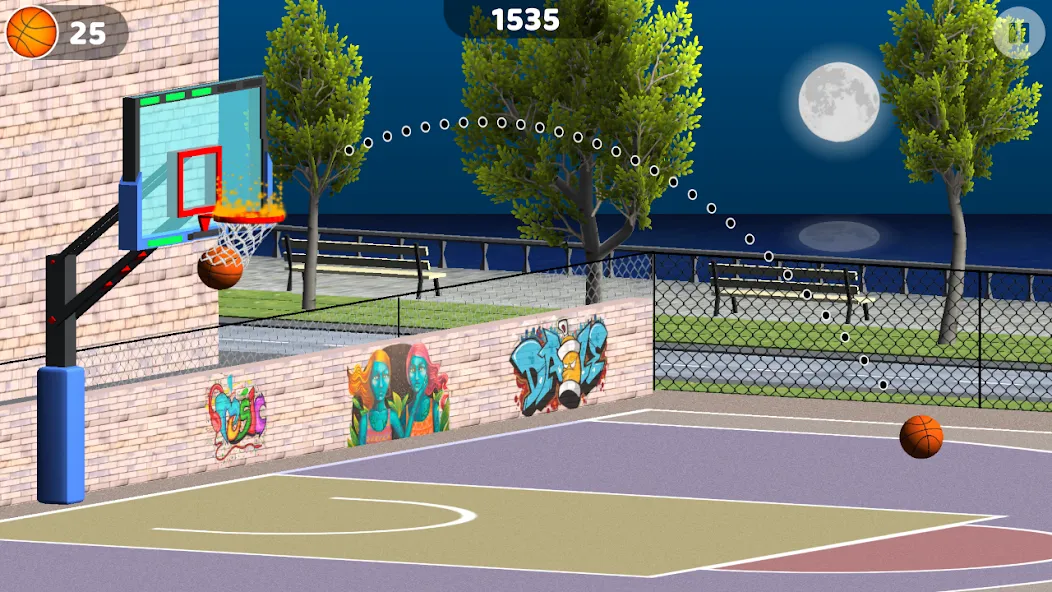 Basketball: Shooting Hoops  [МОД Много монет] Screenshot 1