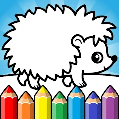 Скачать взлом Easy coloring book for kids  [МОД Unlocked] - последняя версия apk на Андроид