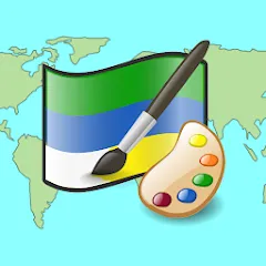 Взломанная Draw The Flag - Quiz & Maker  [МОД Много монет] - последняя версия apk на Андроид