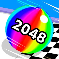 Взломанная Ball Run 2048: merge number (Бол Ран 2048)  [МОД Все открыто] - полная версия apk на Андроид