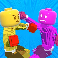 Взлом Block Fighter: Boxing Battle (Блок Файтер)  [МОД Unlimited Money] - стабильная версия apk на Андроид